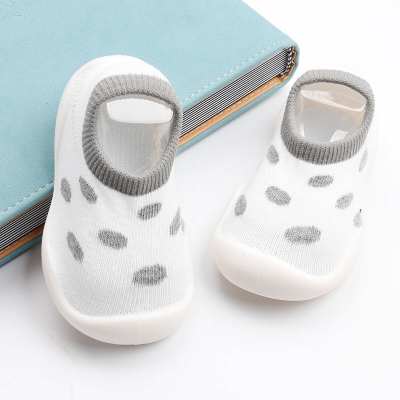 Baby Shoe Socks with Rubber Sole